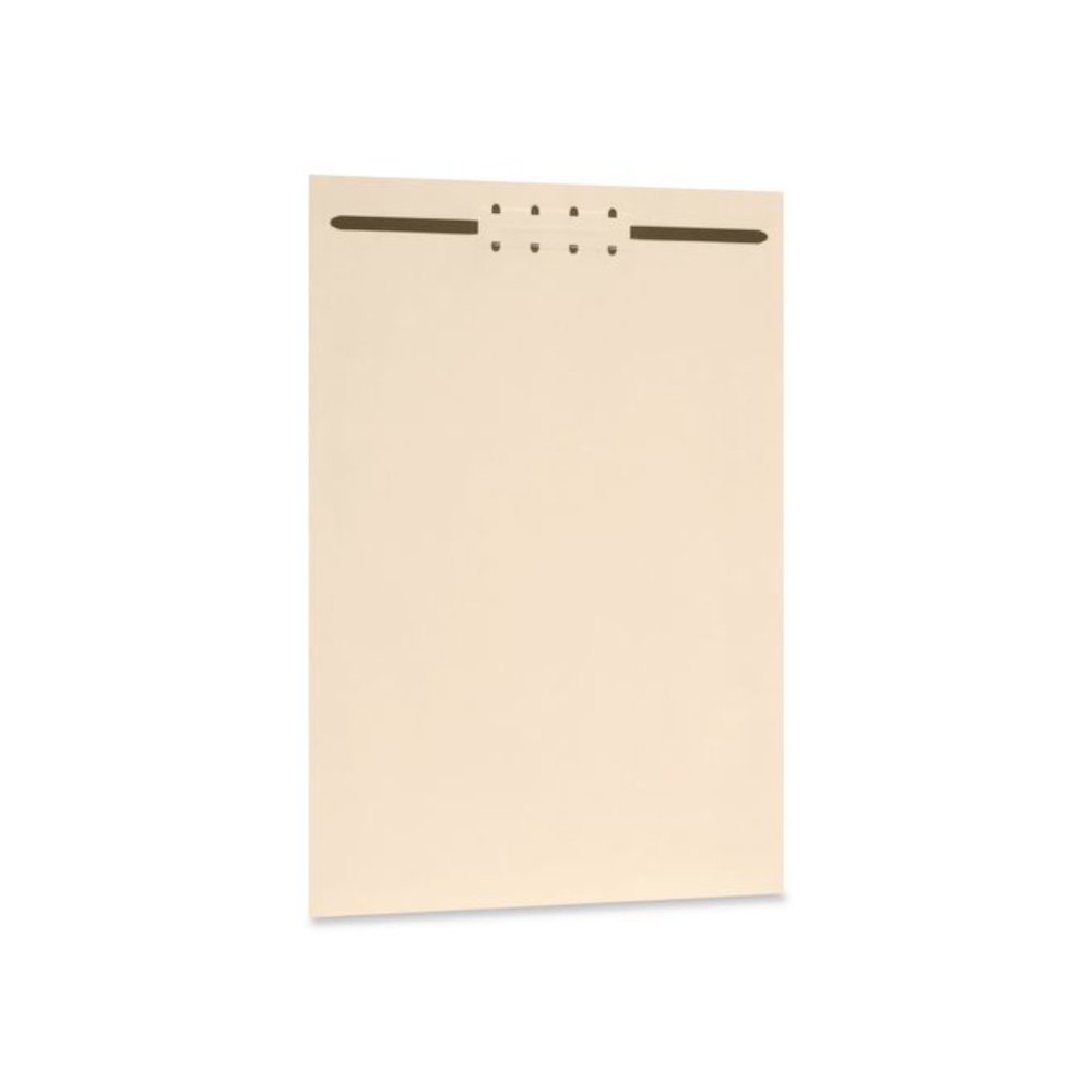 File Divider Set, End Tab: Straight, 1 Fastener, Letter Size, Manila, 100/Box. Picture 1