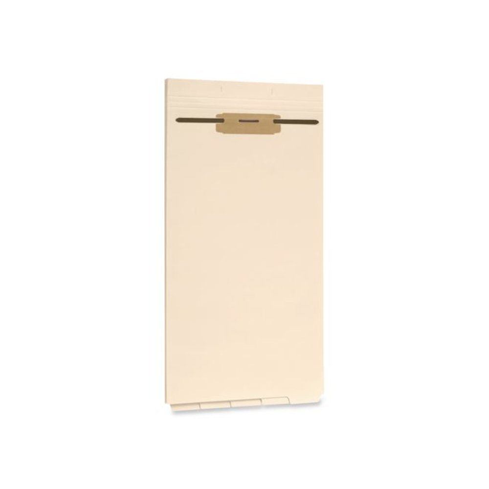 File Divider Set, End Tab: 1/5-Cut, 1 Fastener, Legal Size, Manila, 50/Pack. Picture 1
