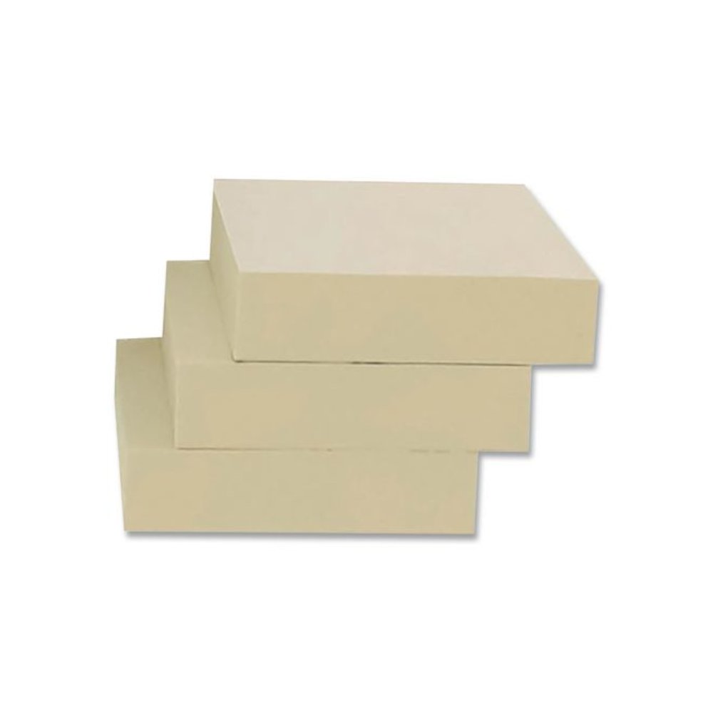 100% Recycled Self-Stick Notes, 1.5" x 2", Yellow, 100 Sheets/Pad, 12 Pads/Pack. Picture 3