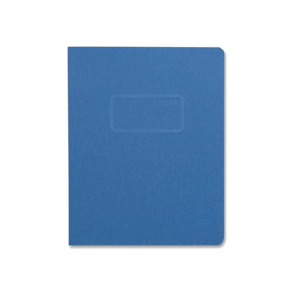 Two-Prong Pressboard Report Covers, Two-Prong Fastener, 3" Capacity, 8.5 x 11, Blue/Blue, 5/Pack. Picture 2