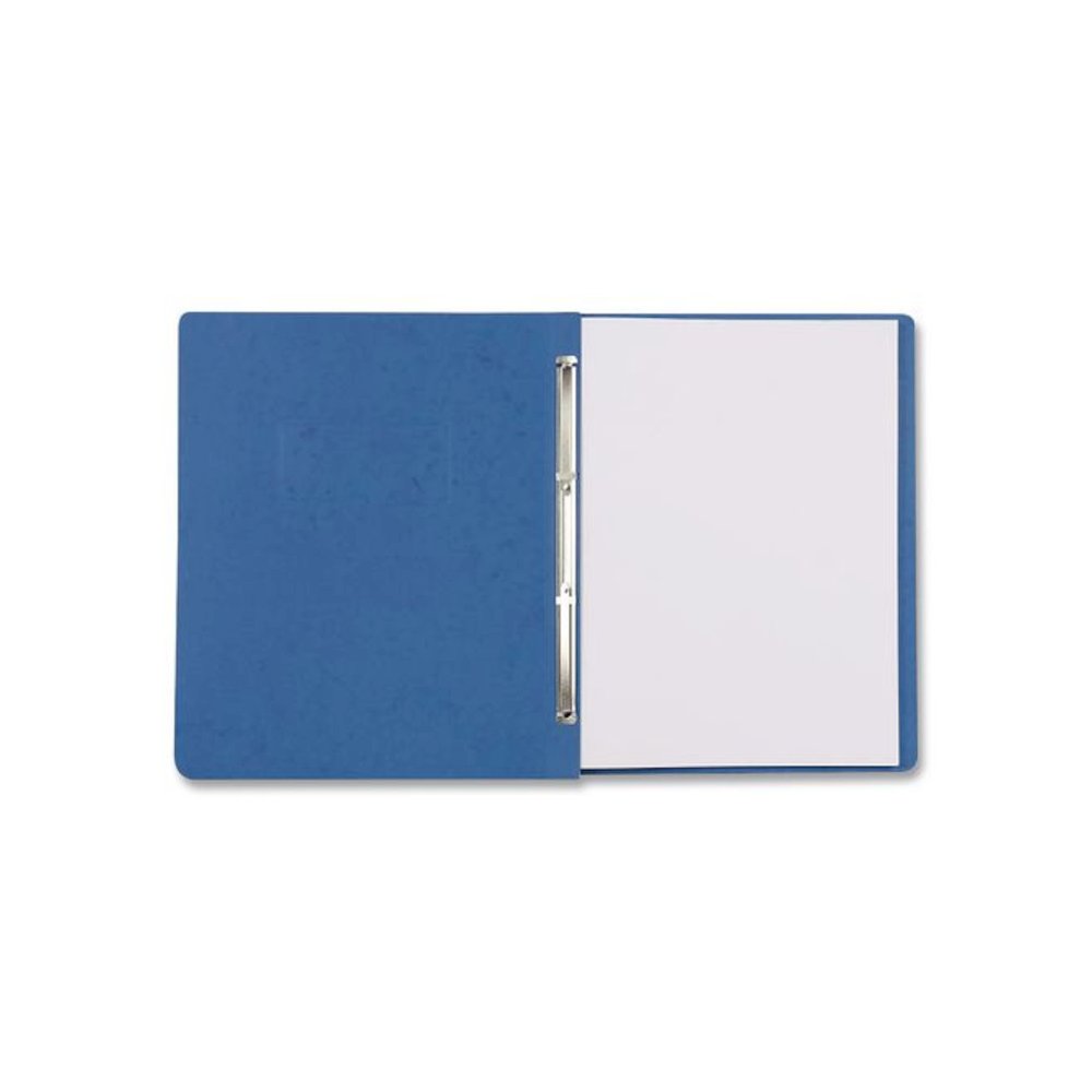 Two-Prong Pressboard Report Covers, Two-Prong Fastener, 3" Capacity, 8.5 x 11, Blue/Blue, 5/Pack. Picture 5