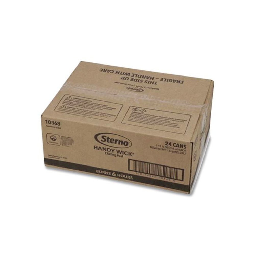 Chafing Fuel Can With Stem Wick, Methanol, 6 Hour Burn, 1.89 g, 24/Carton. Picture 2
