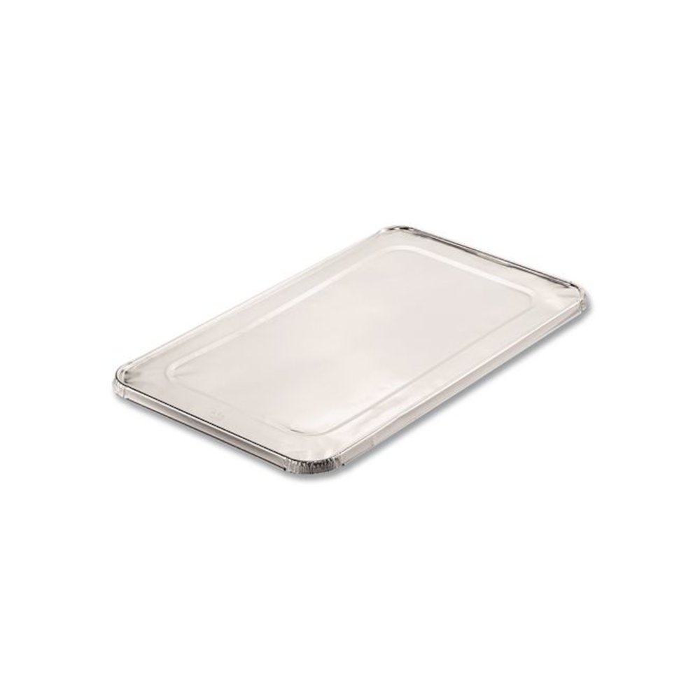 Steam Pan Foil Lids, Fits Full-Size Pan, 40 Gauge, 12.88 x 20.81, 50/Carton. Picture 3