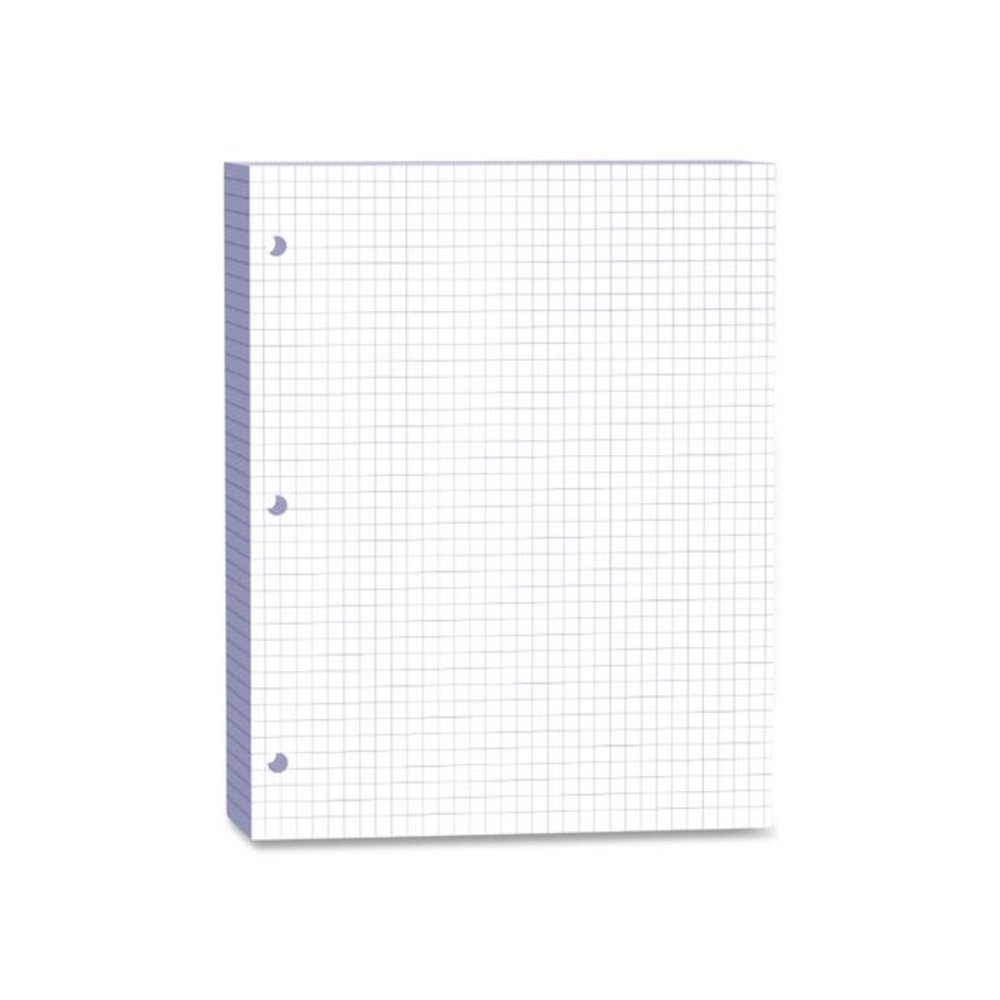 Composition Paper, 3-Hole, 8.5 x 11, 1/4", Quadrille: 4 sq/in, 500 Sheets/Ream. Picture 3
