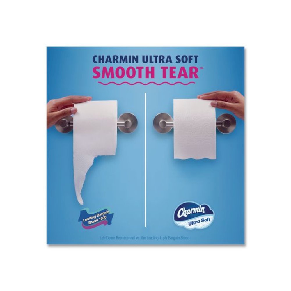 Ultra Soft Bathroom Tissue, Mega Roll, Septic Safe, 2-Ply, White, 208 Sheets/Roll, 12 Rolls/Pack. Picture 5