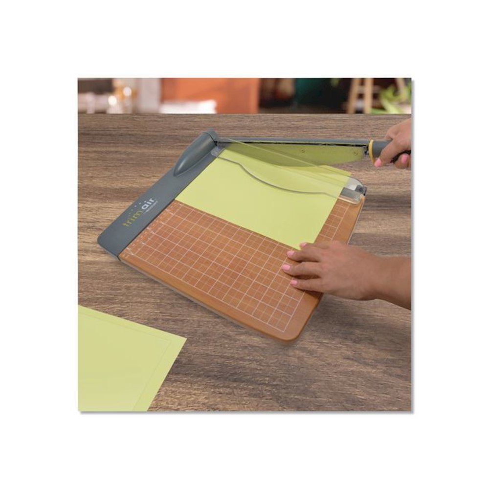TrimAir Guillotine Paper Cutter, 30 Sheets, 12" Cut Length, 14.13 x 20.25. Picture 3