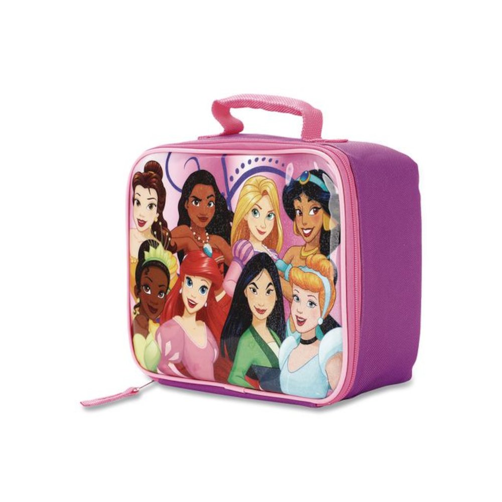 Kids Insulated Lunch Tote, Disney Princesses Theme, Multicolor. Picture 2