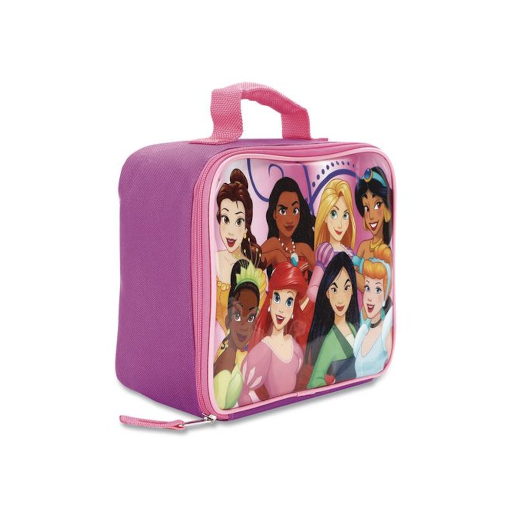 Kids Insulated Lunch Tote, Disney Princesses Theme, Multicolor. Picture 3