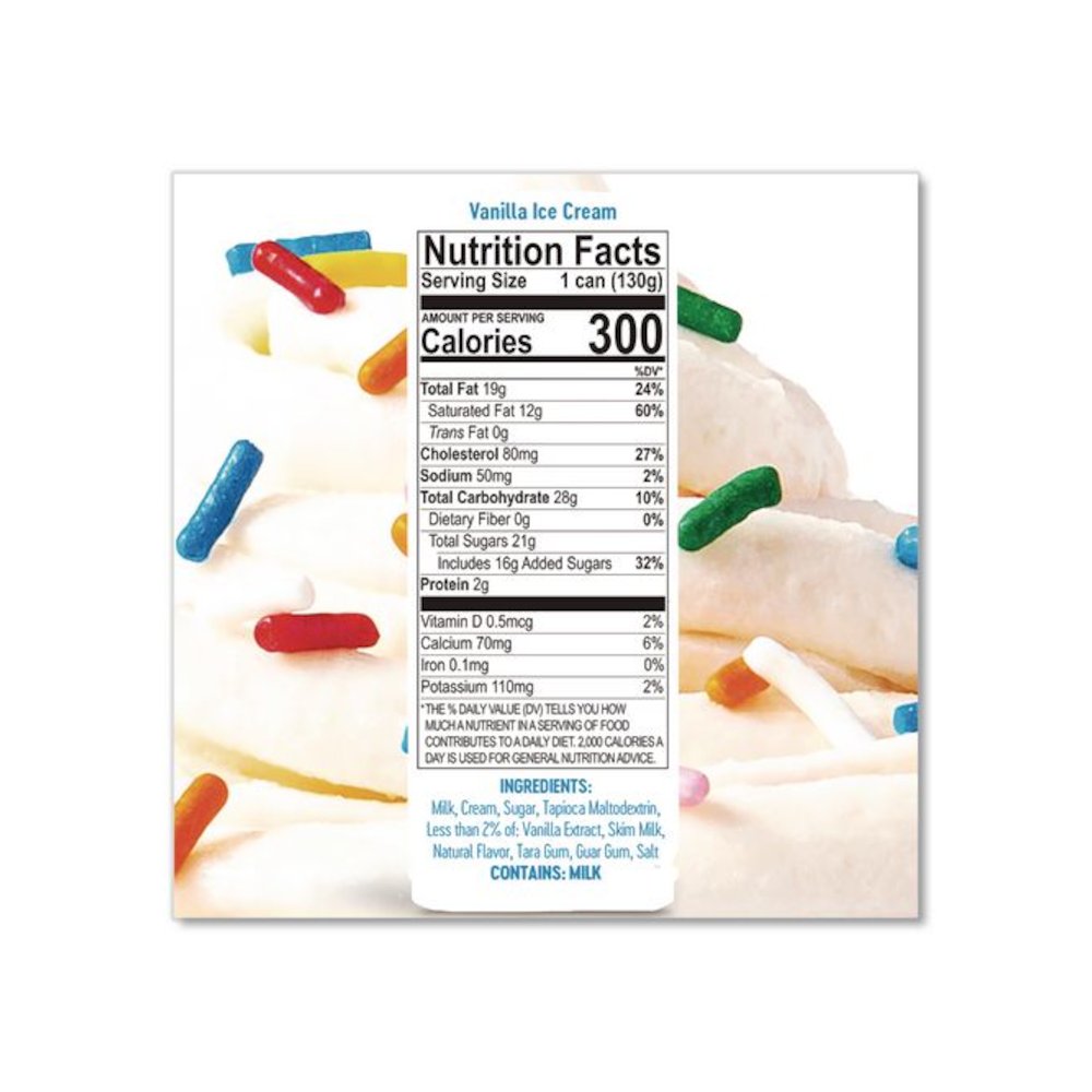 Ice Cream Pod, Vanilla, 5.2 oz Single Serve Pod for ColdSnap Machine, 12/Carton. Picture 4