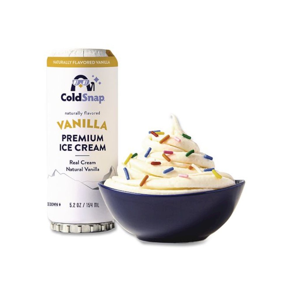 Ice Cream Pod, Vanilla, 5.2 oz Single Serve Pod for ColdSnap Machine, 12/Carton. Picture 5