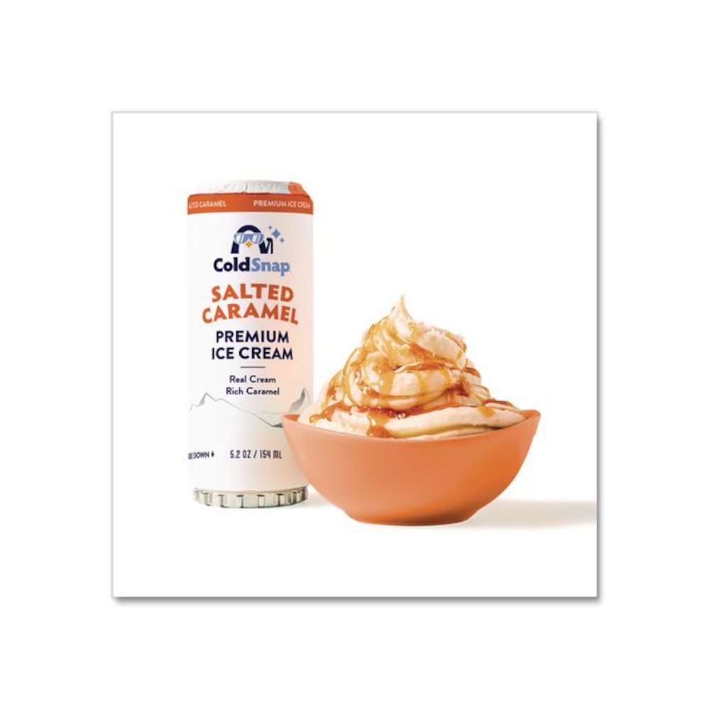 Ice Cream Pod, Salted Caramel, 5.2 oz Single Serve Pod for ColdSnap Machine, 12/Carton. Picture 5