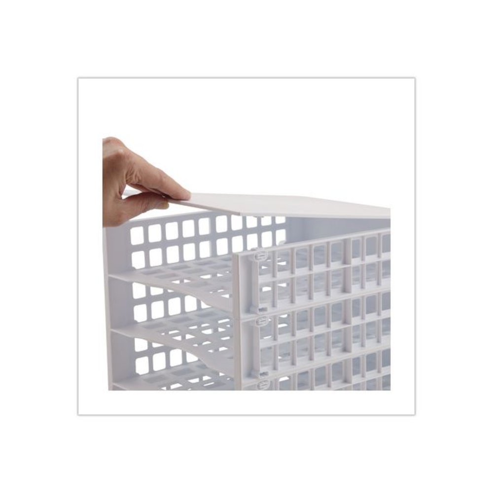 Literature Organizer, 8 Sections, 21 x 12.25, White. Picture 8