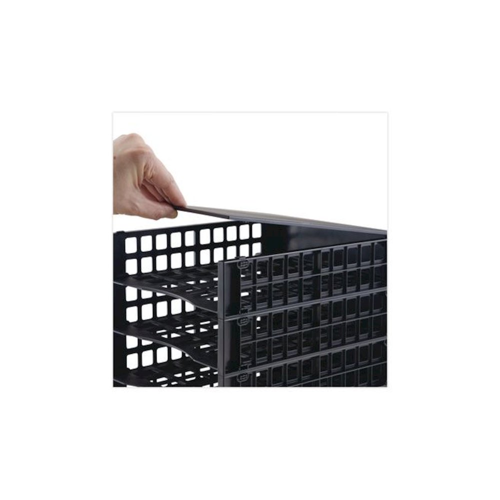 Literature Organizer, 8 Sections, 21 x 12.25, Black. Picture 9