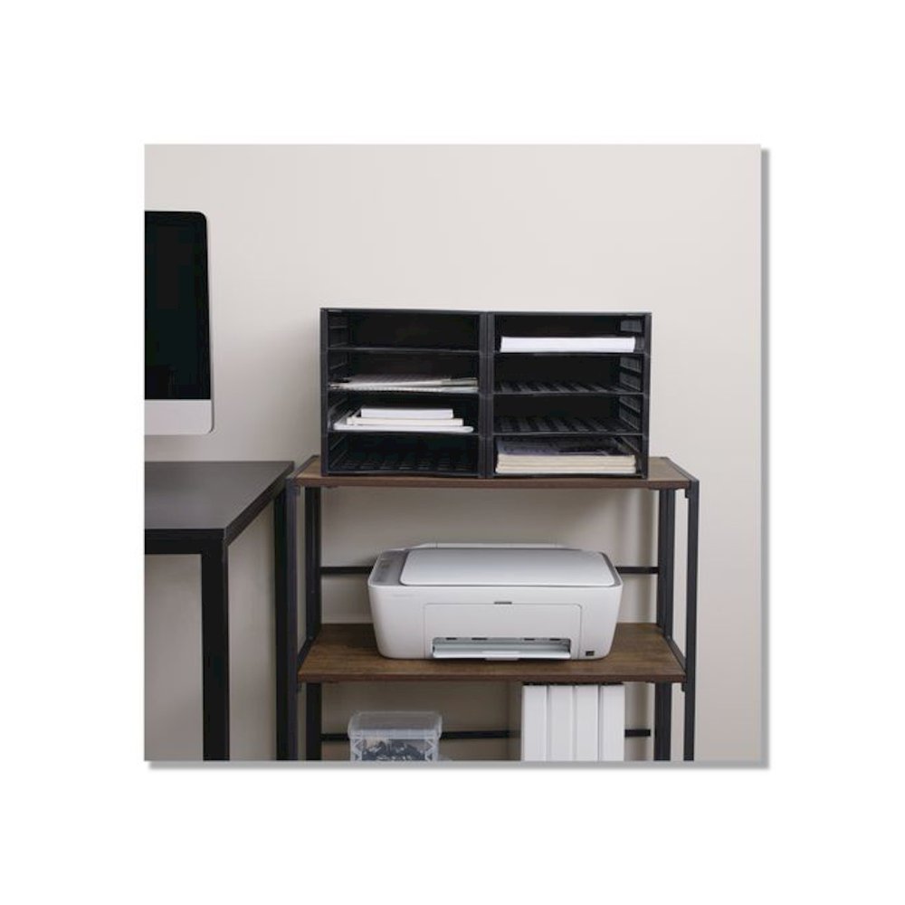 Literature Organizer, 8 Sections, 21 x 12.25, Black. Picture 6