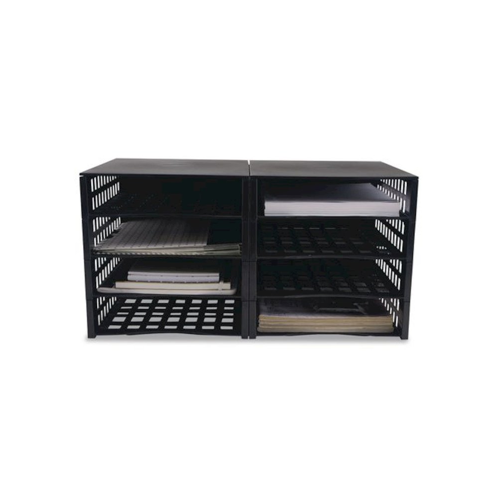 Literature Organizer, 8 Sections, 21 x 12.25, Black. Picture 5