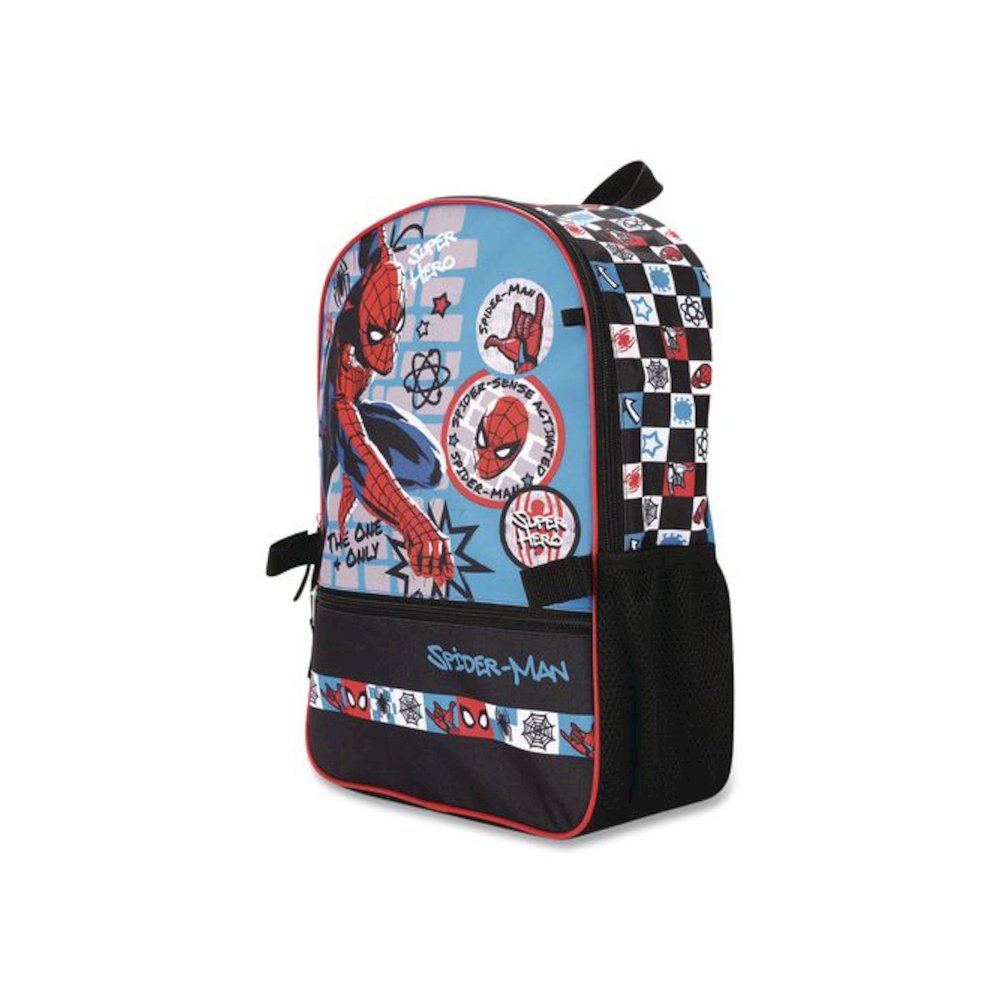 Spiderman Kids 5-Piece Backpack Set, 16", Multicolor. Picture 4