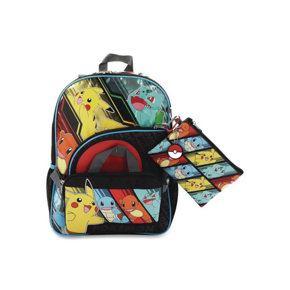 Pokemon Kids 5-Piece Backpack Set, Multicolor. Picture 1