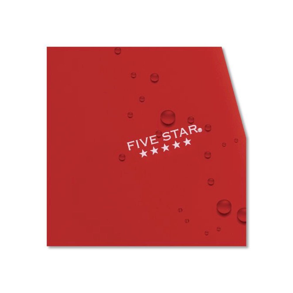 Wirebound Notebook, 5-Subject, Medium/College Rule, Fire Red Cover, (200) 11 x 8.5 Sheets. Picture 5