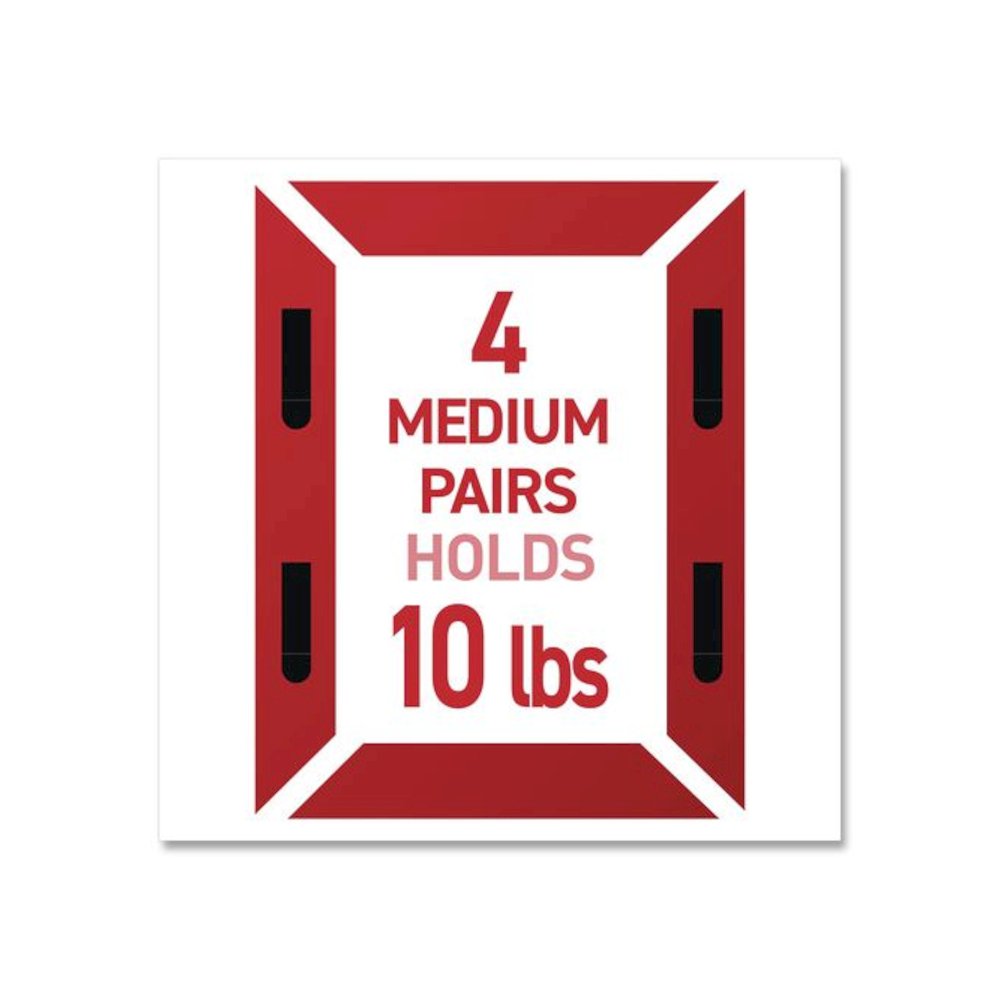 Damage-Free Hanging Picture Hanging Strip Pairs, (8) XL (0.86 x 4.37), (6) L (0.75" x 3.65"), (2) Med (0.75 x 2.75), Black. Picture 4