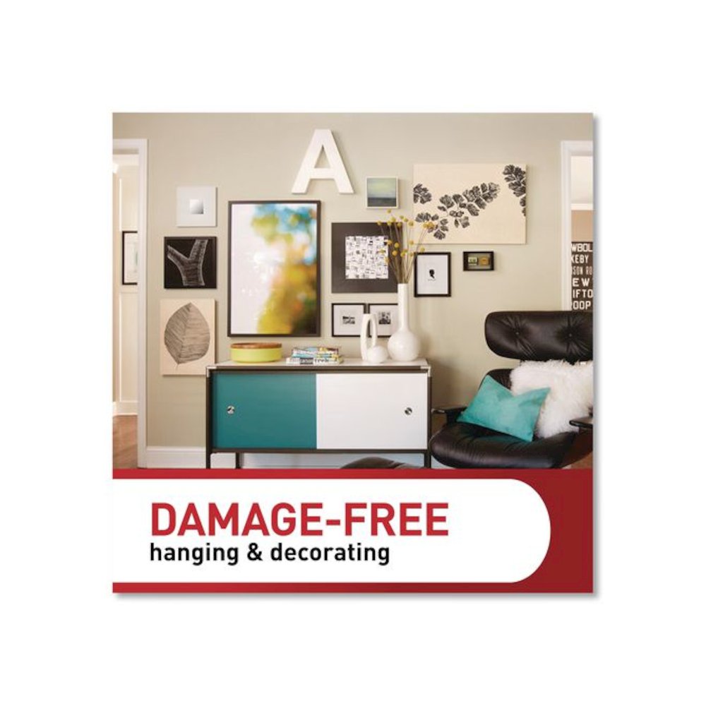 Damage-Free Hanging Picture Hanging Strip Pairs, (8) XL (0.86 x 4.37), (6) L (0.75" x 3.65"), (2) Med (0.75 x 2.75), Black. Picture 5