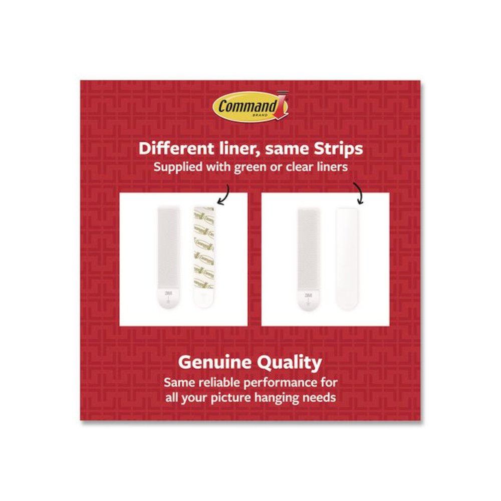 Damage-Free Hanging Picture Hanging Strip Pairs, (8) XL (0.86 x 4.37), (6) L (0.75" x 3.65"), (2) Med (0.75 x 2.75), Black. Picture 9