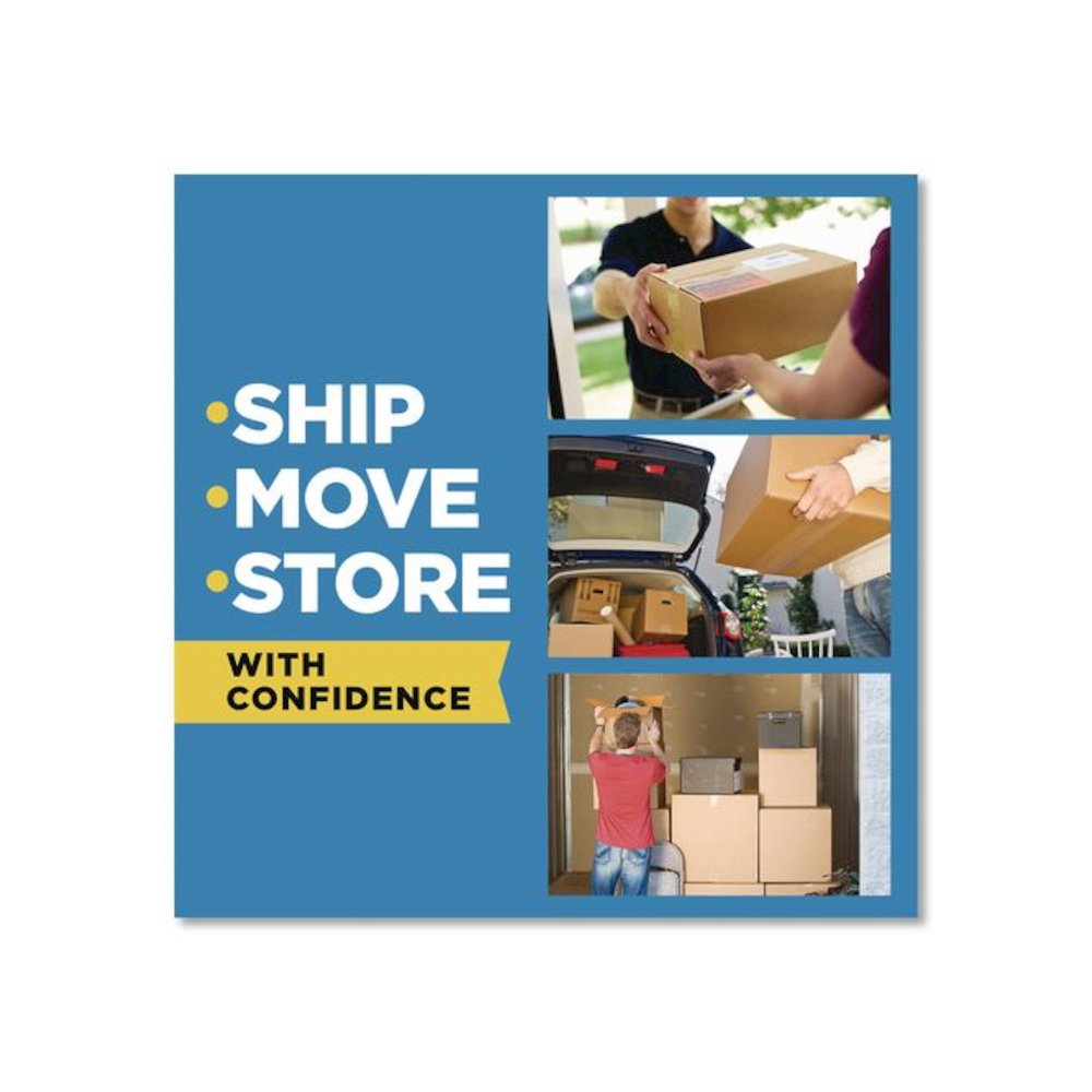 Heavy-Duty Packaging Tape with 2 Dispensers, 3"Core, 1.88" x 54.6 yds, Clear, 4 Rolls/Pack. Picture 5