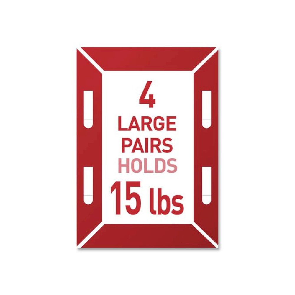 Damage-Free Hanging Picture Hanging Strip Pairs, (16) Large (0.75" x 3.65"), (12) Medium (0.63" x 2.75"), White, 28/Pack. Picture 2
