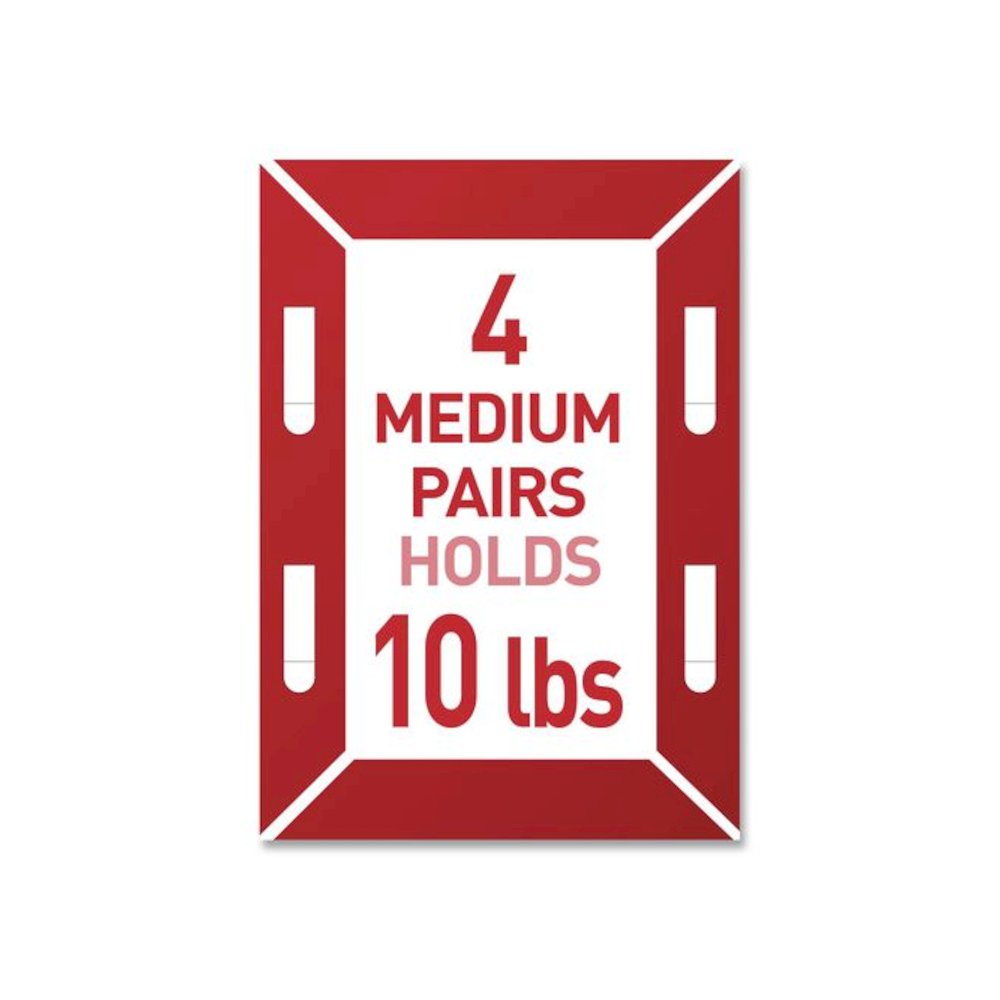 Damage-Free Hanging Picture Hanging Strip Pairs, (16) Large (0.75" x 3.65"), (12) Medium (0.63" x 2.75"), White, 28/Pack. Picture 3