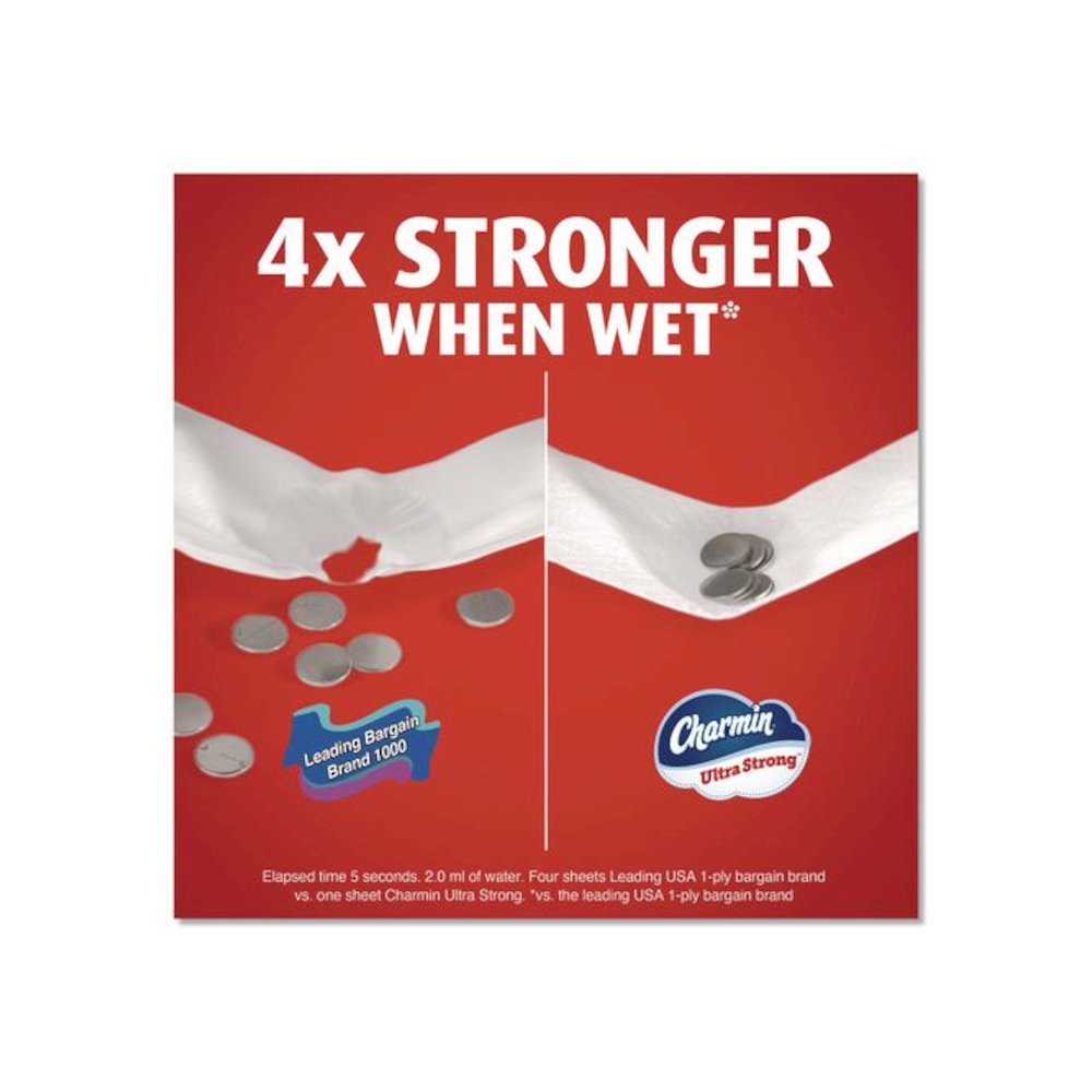 Ultra Strong Bathroom Tissue, Septic Safe, 2-Ply, White, 220 Sheets/Roll, 12 Rolls/Pack. Picture 6
