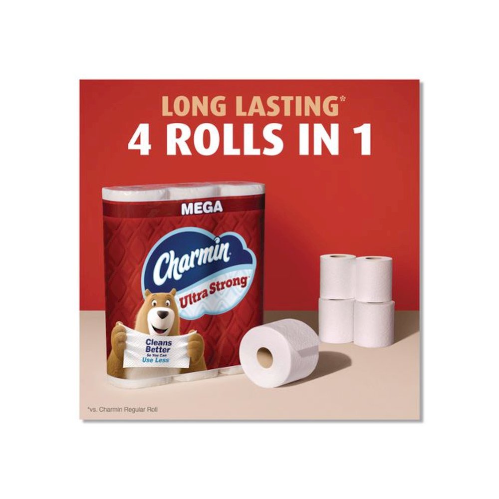Ultra Strong Bathroom Tissue, Septic Safe, 2-Ply, White, 220 Sheets/Roll, 12 Rolls/Pack. Picture 8