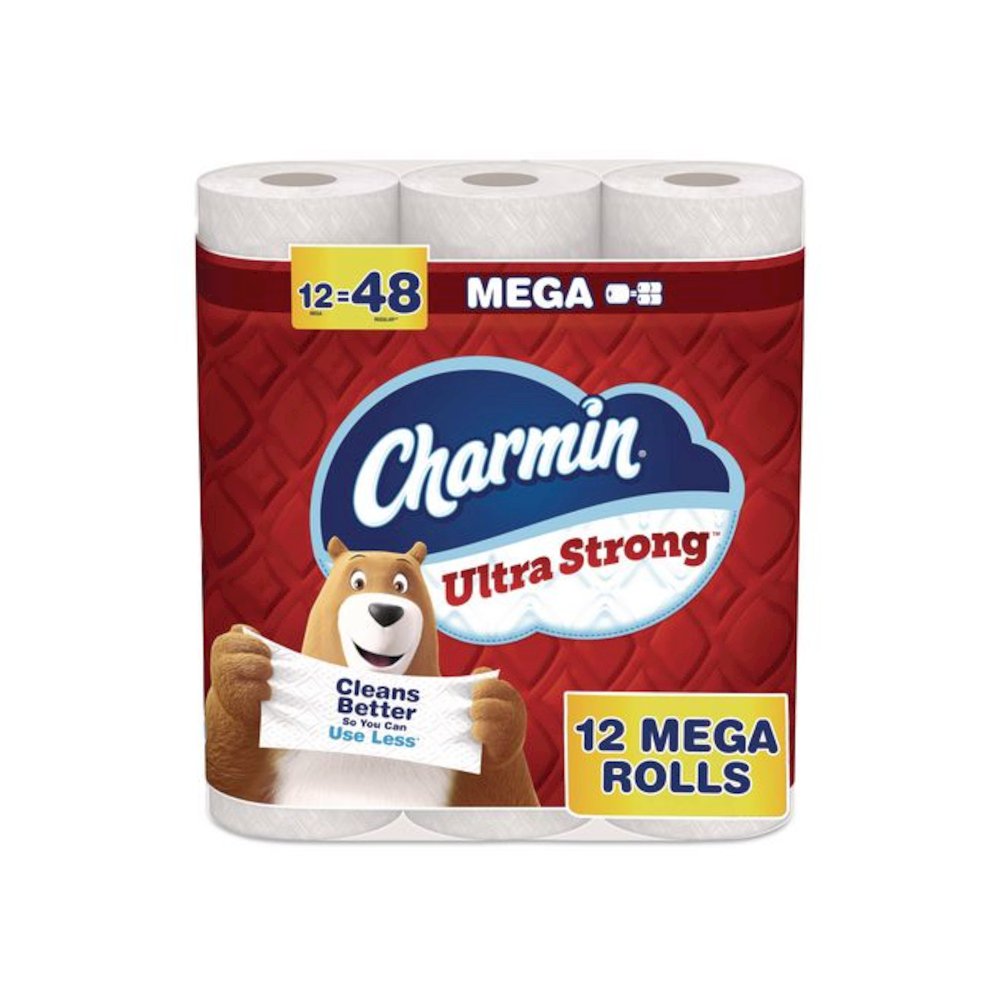 Ultra Strong Bathroom Tissue, Septic Safe, 2-Ply, White, 220 Sheets/Roll, 12 Rolls/Pack. Picture 1