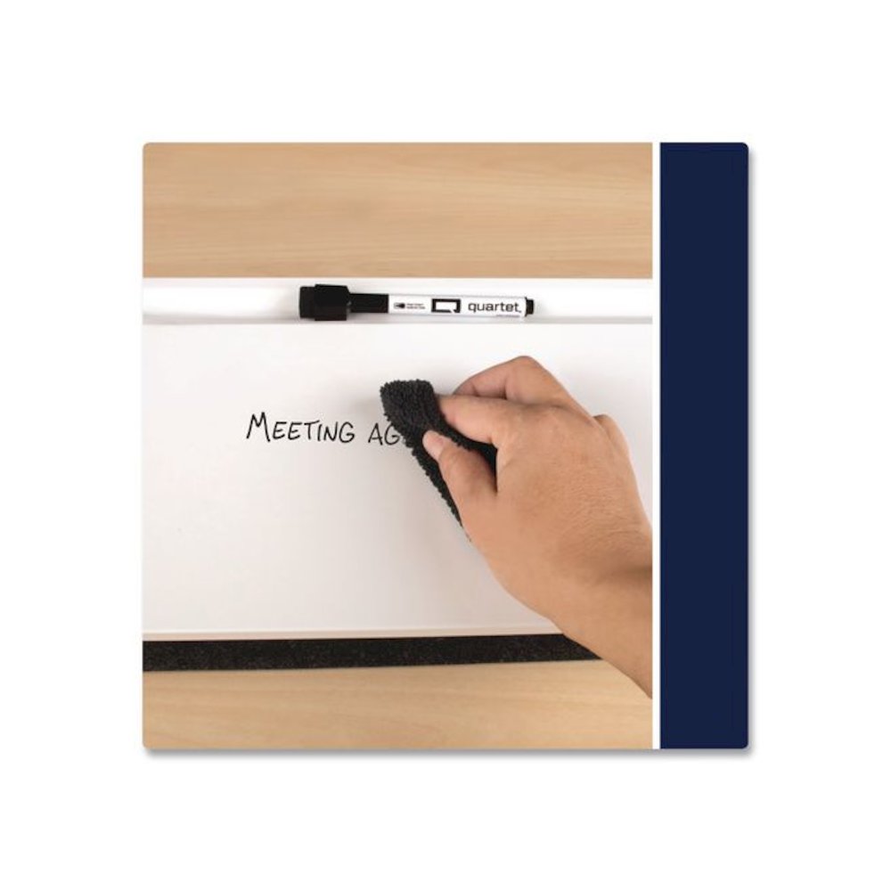 Magnetic Steel Dry Erase Desktop Computer Pad, 21 x 7.75, White Surface. Picture 3