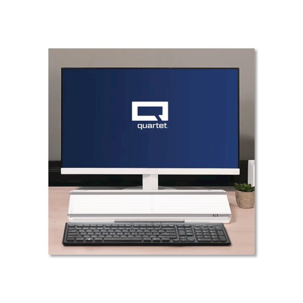 Flip-Top Glass Dry Erase Desktop Pad, 18 x 6, White Surface. Picture 8