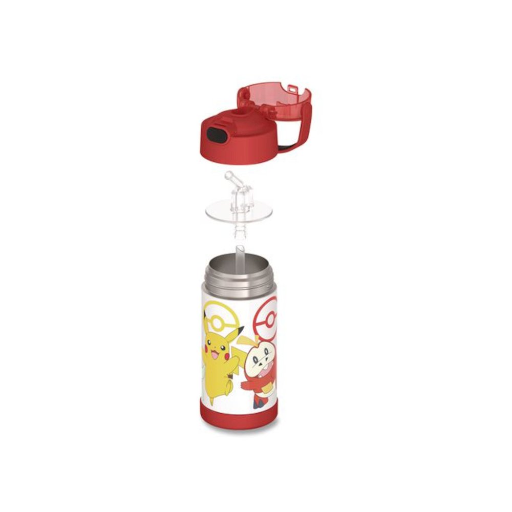FUNtainer Pokemon Stainless Steel Vacuum Insulated Water Bottle, 12 oz, Multicolor. Picture 3