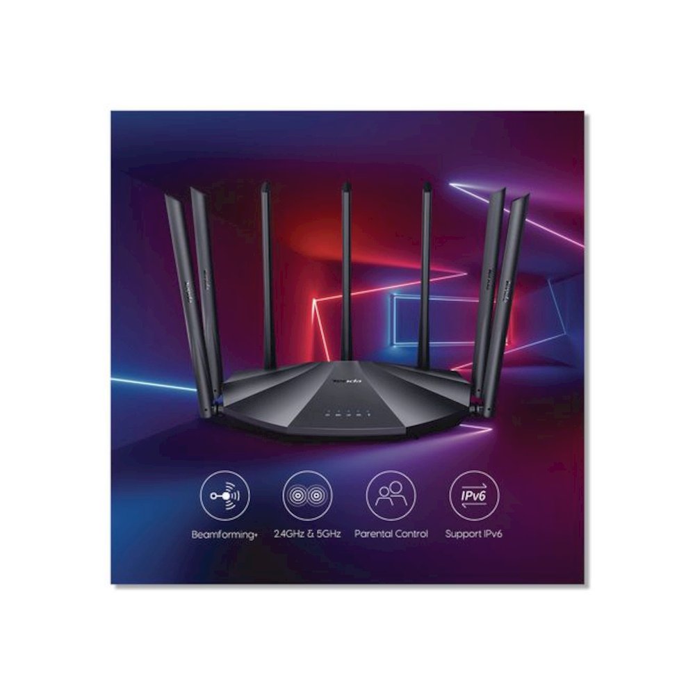 AC23 AC2100 Dual-Band Gigabit Wireless Router, 4 Ports, Dual-Band 2.4 GHz/5 GHz. Picture 5