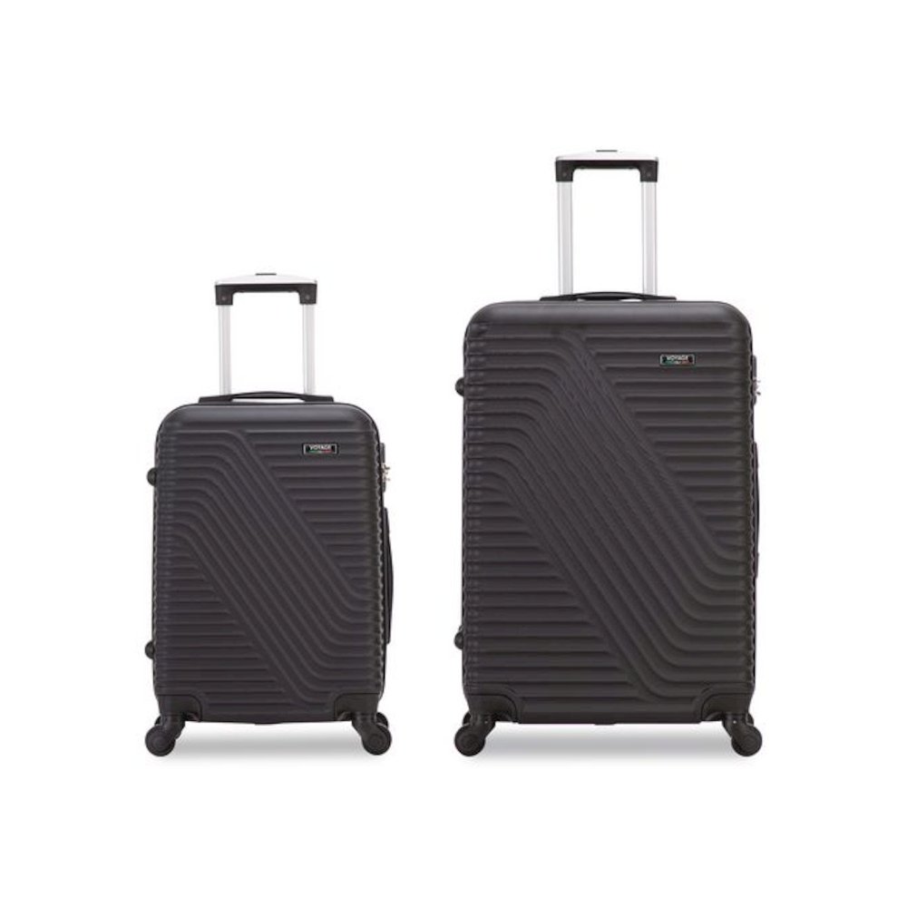 VOYAGE Vertice ABS 2-Piece Luggage Set, Black. Picture 2