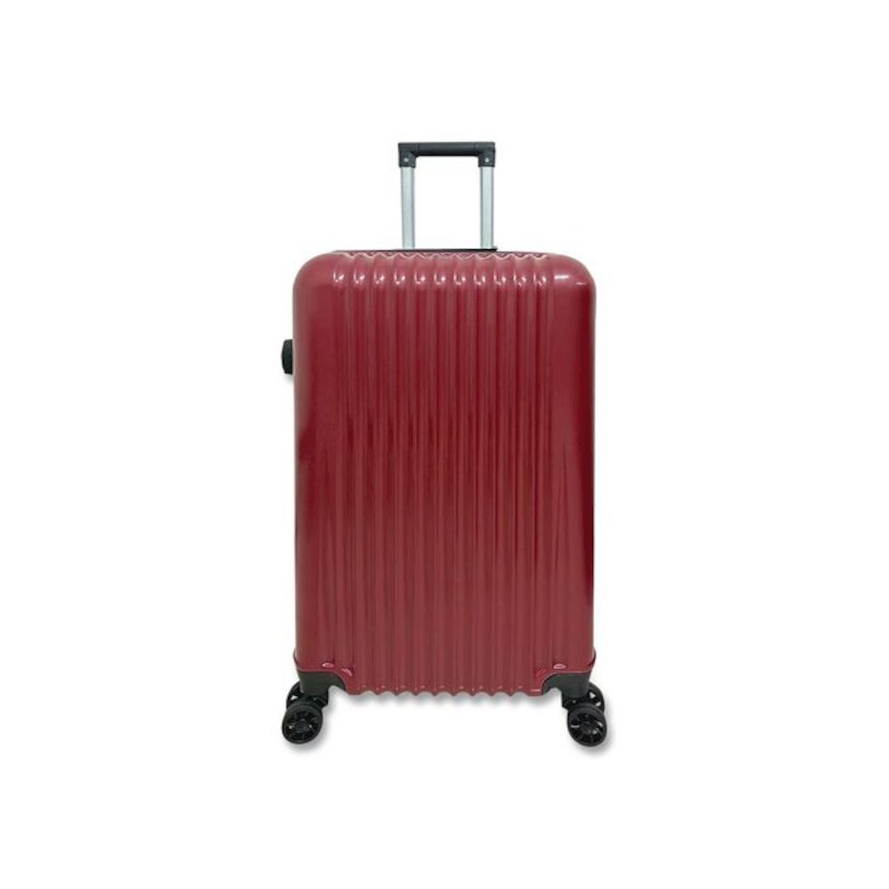 FORTE Banda ABS 3-Piece Luggage Set, Red. Picture 2