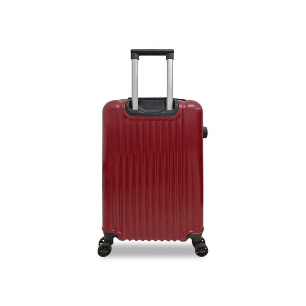 FORTE Banda ABS 3-Piece Luggage Set, Red. Picture 3