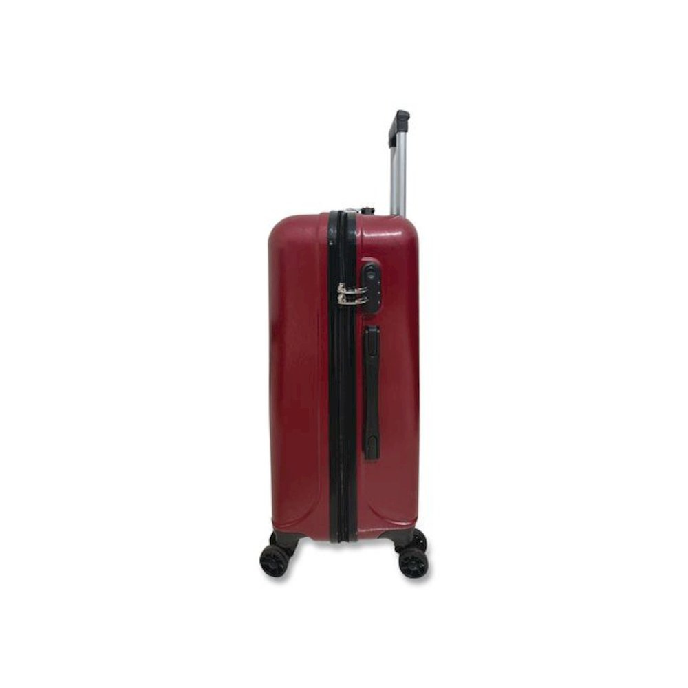 FORTE Banda ABS 3-Piece Luggage Set, Red. Picture 4