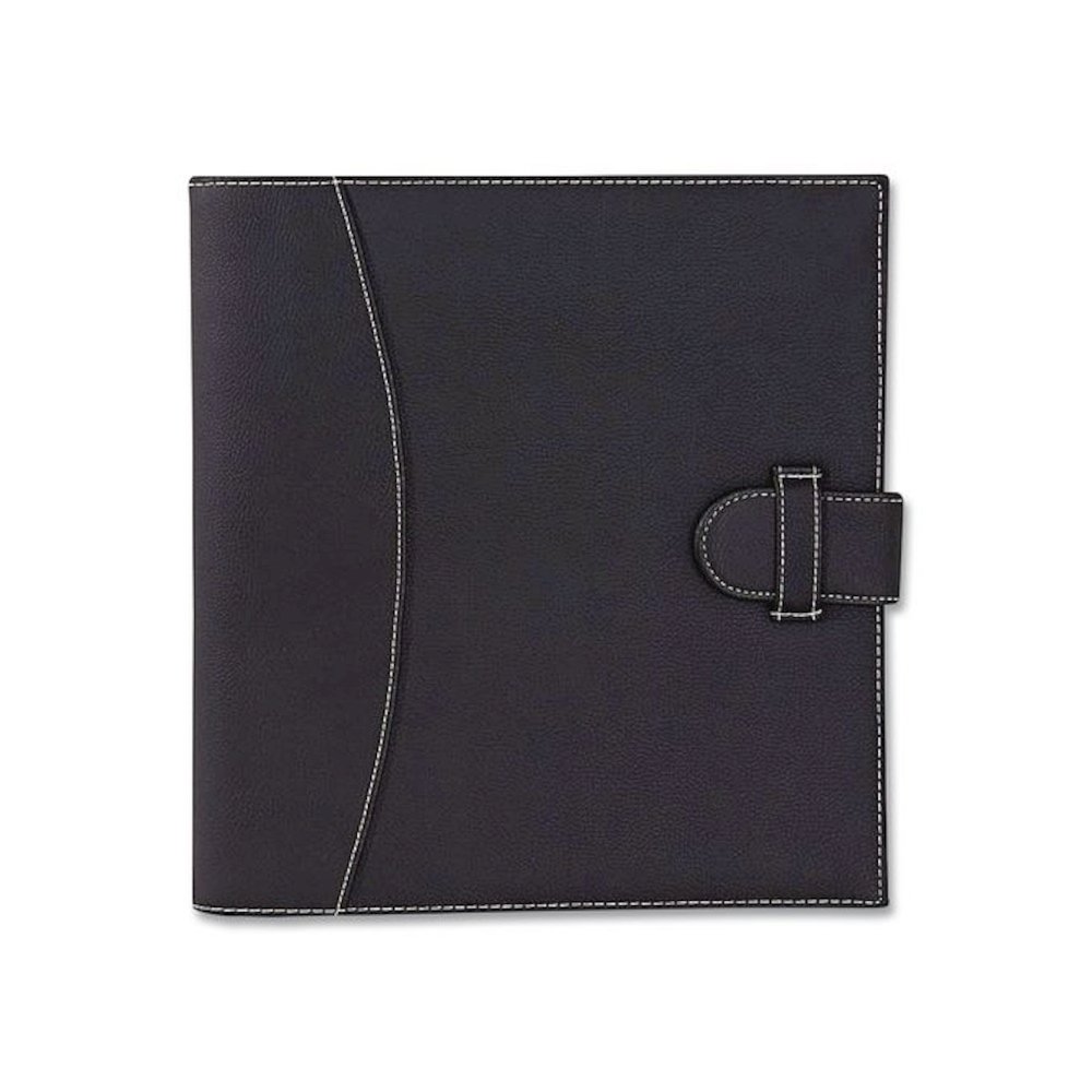 D-Ring Non-View Binder, 3 Rings, 1" Capacity, 8.5 x 11, Black. Picture 1