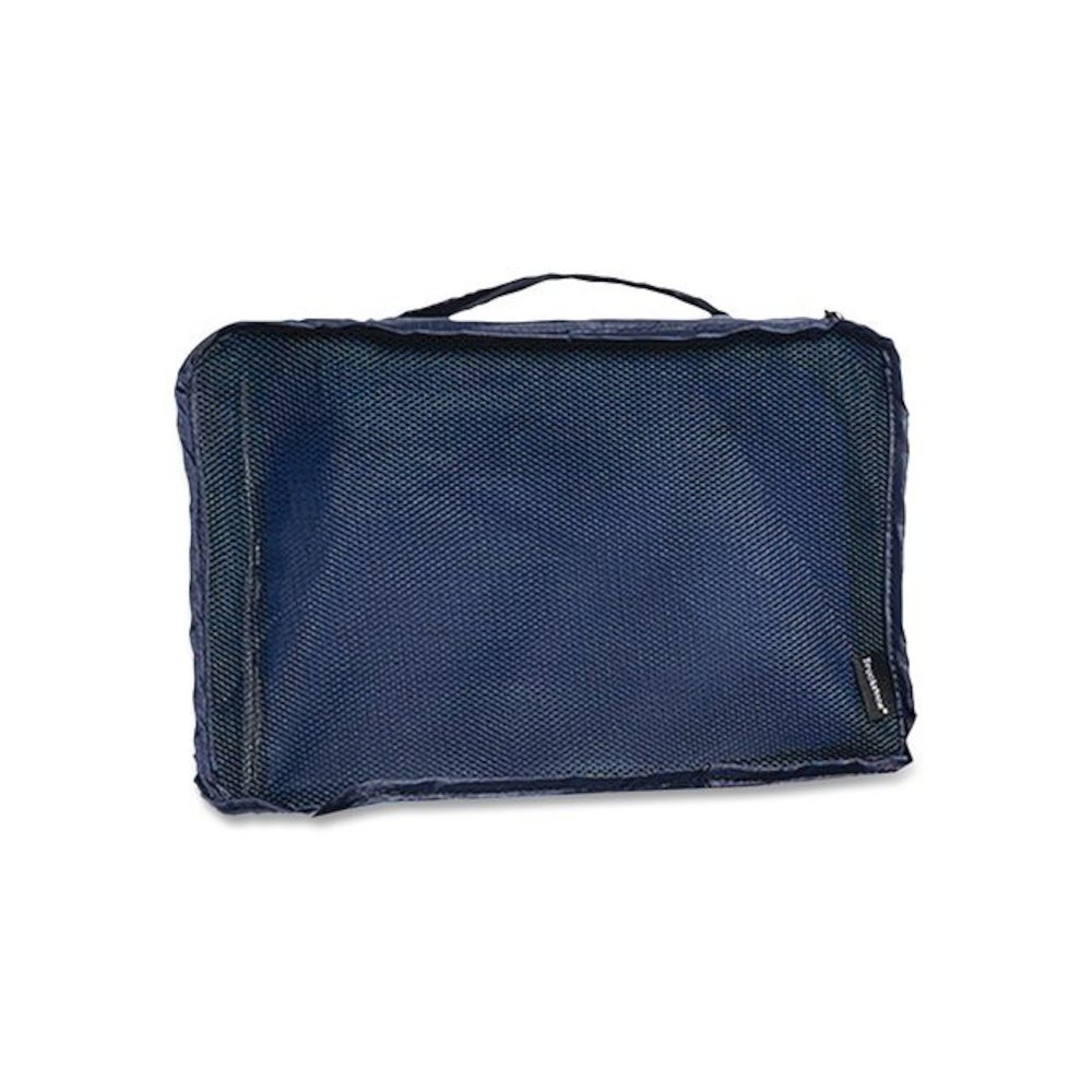Six-Piece Travel Pouch Set, 12.2 x 1.97 x 9.65, Blue. Picture 4