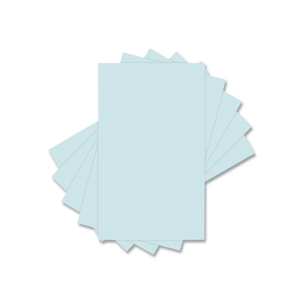 Colors 30% Recycled Multipurpose Color Paper, 20 lb Bond Weight, 8.5 x 14, Blue, 500 Sheets/Ream, 10 Reams/Carton. Picture 2