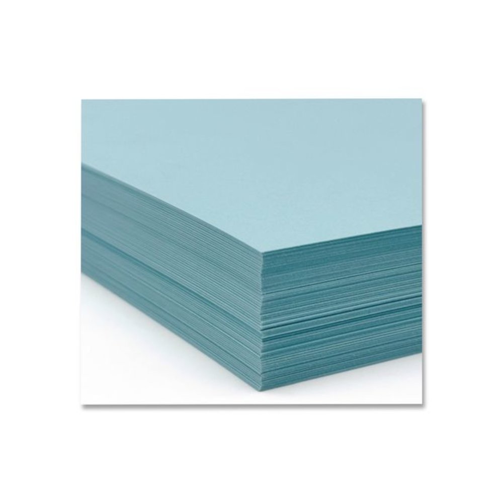 Colors 30% Recycled Multipurpose Color Paper, 20 lb Bond Weight, 8.5 x 14, Blue, 500 Sheets/Ream, 10 Reams/Carton. Picture 3