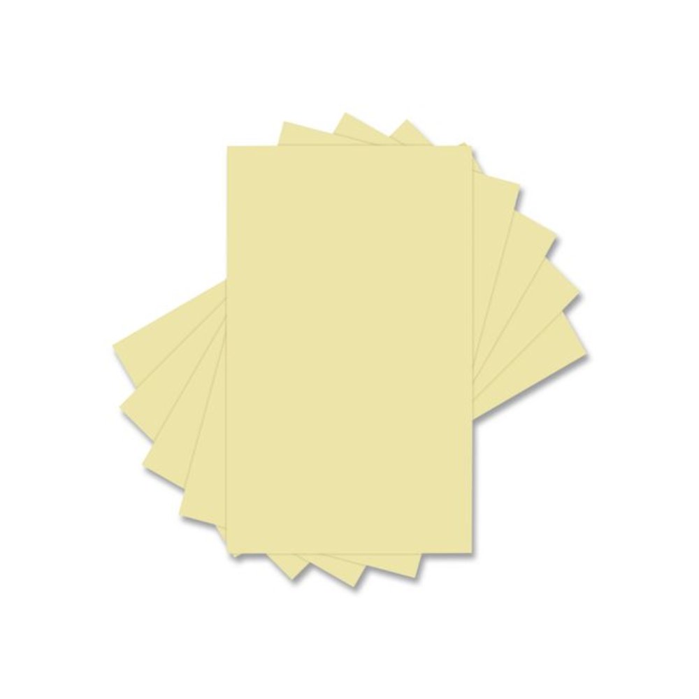Colors 30% Recycled Multipurpose Color Paper, 20 lb Bond Weight, 8.5 x 14, Canary, 500 Sheets/Ream, 10 Reams/Carton. Picture 2