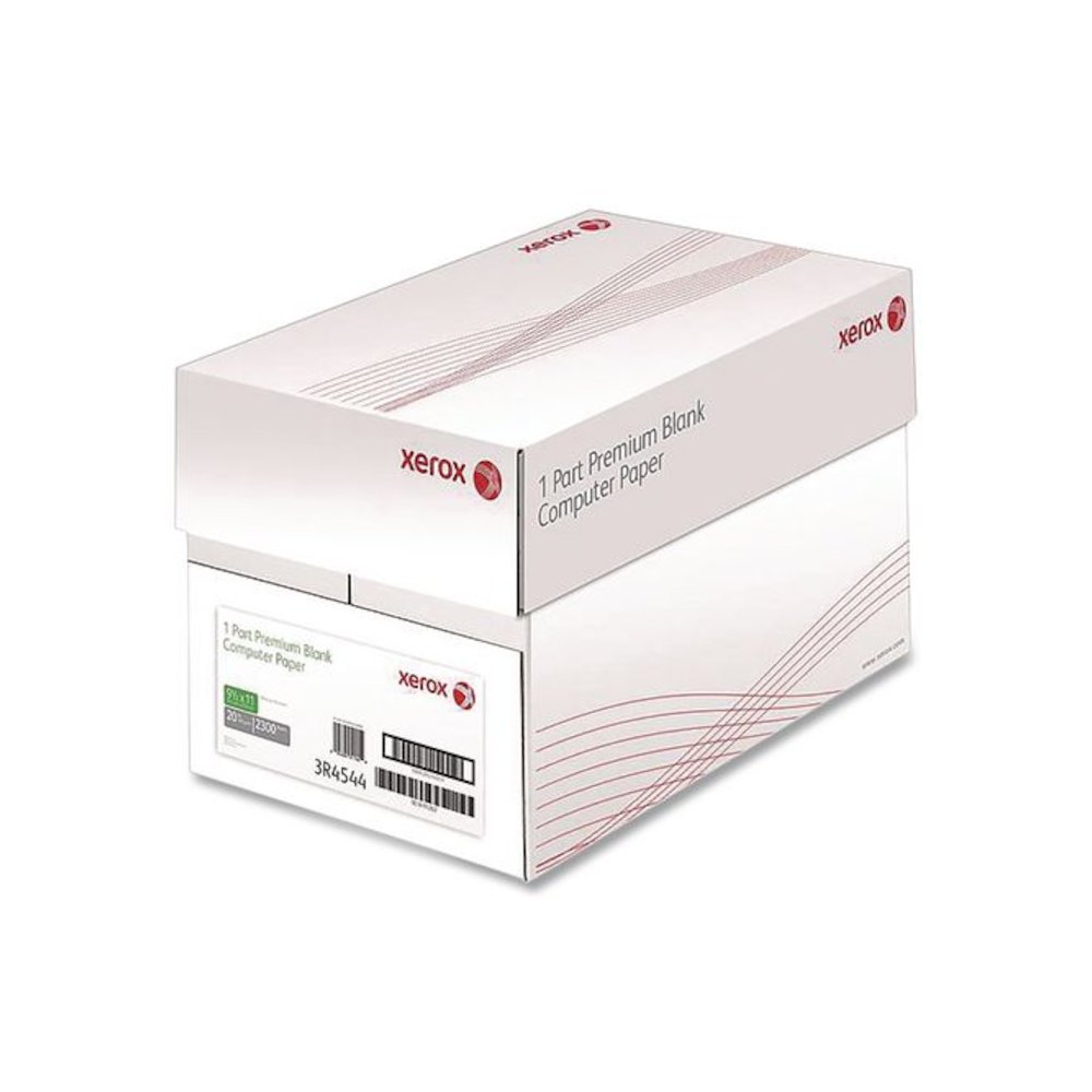 Premium Continuous Print Computer Paper, 1-Part, 92 Bright, 20 lb Bond Weight, 9.5 x 11, 2,300/Carton. Picture 1