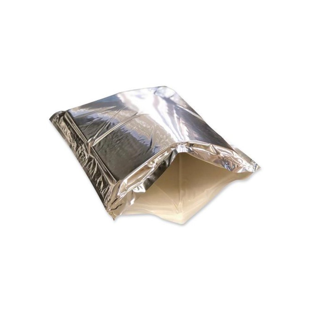 Kodiak Pack Insulated Padded Mailer, High-Density Foam, Zip Closure, 12 x 16, Silver, 25 Mailers. Picture 2