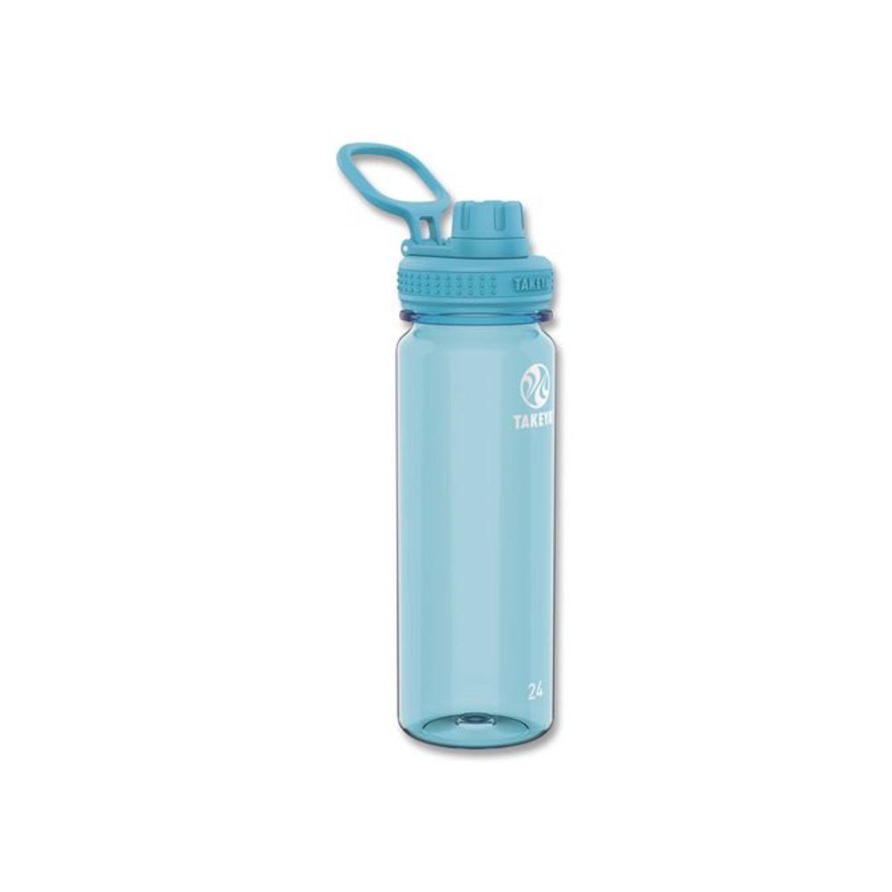 Tritan Plastic Water Bottle, 24 oz, Breezy Blue. Picture 1
