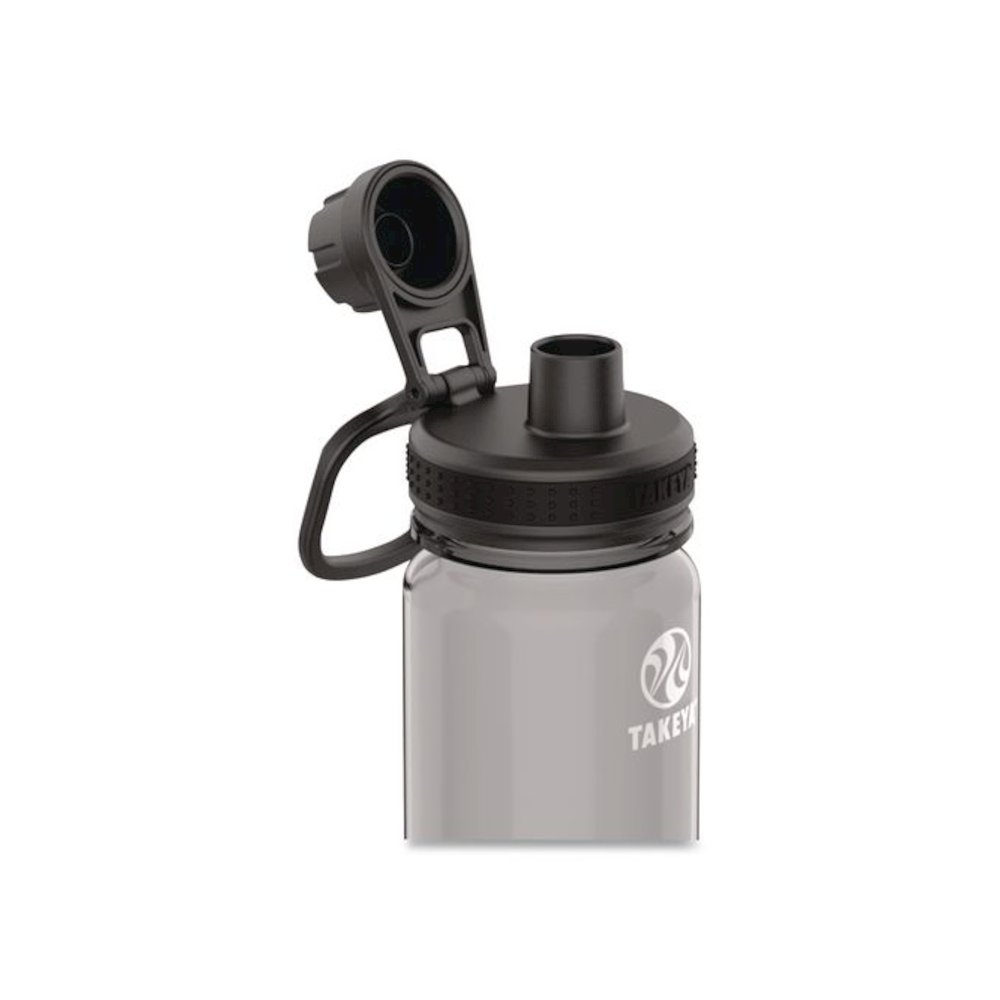 Tritan Plastic Water Bottle, 24 oz, Stormy Black. Picture 2