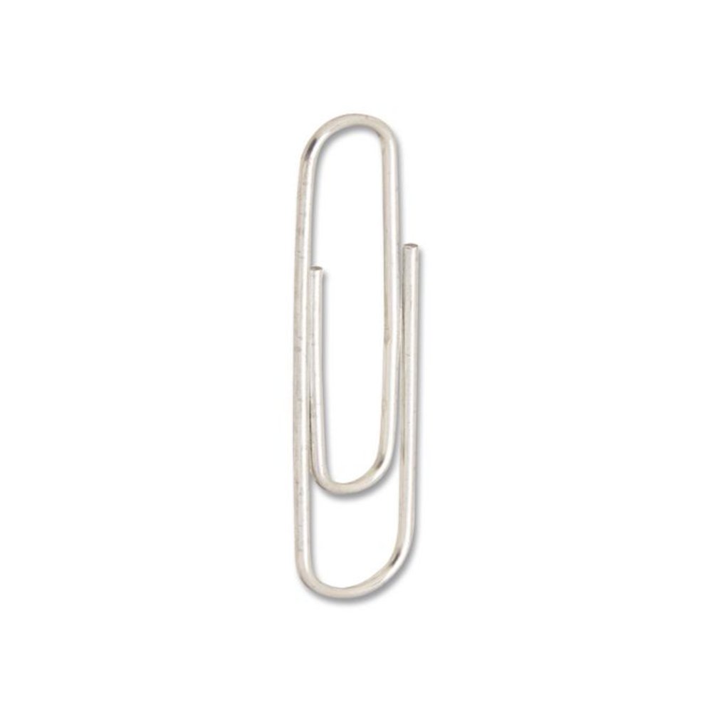 Super Premium Giant Paper Clips, Jumbo, Smooth, Silver, 100/Box, 10 Boxes/Carton. Picture 3