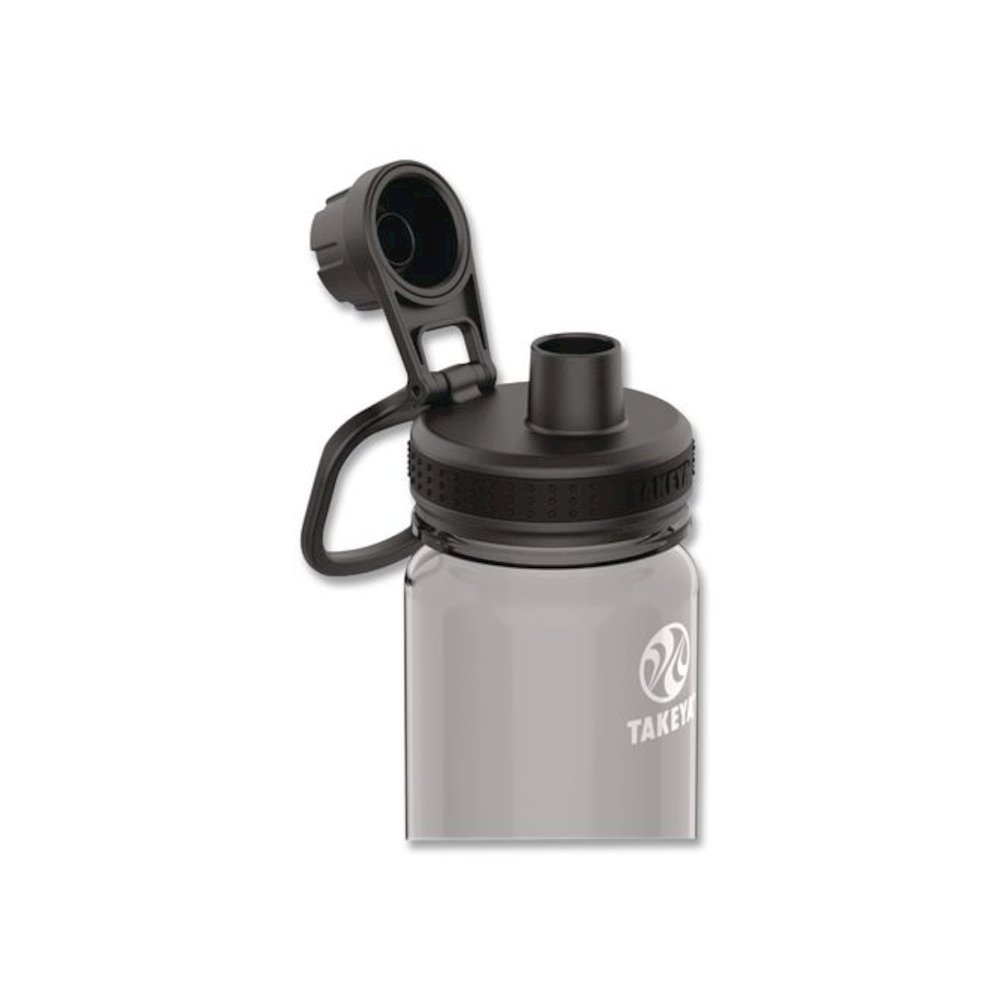 Tritan Plastic Water Bottle, 40 oz, Stormy Black. Picture 3